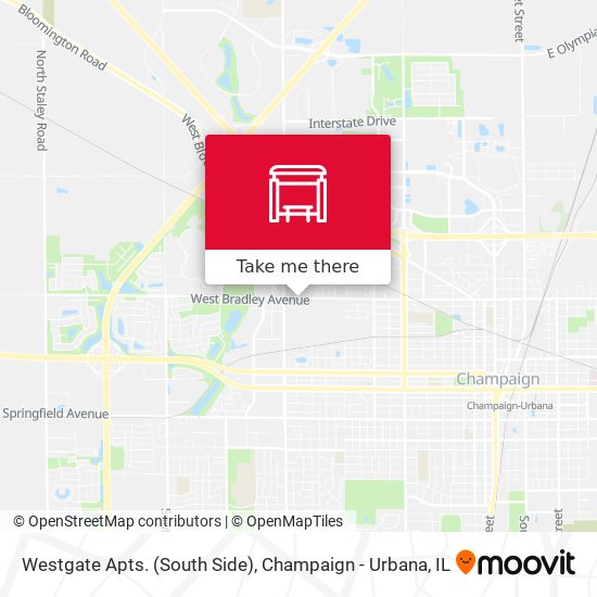 Westgate Apts. (South Side) map