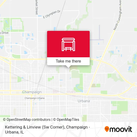 Kettering & Linview (Sw Corner) map