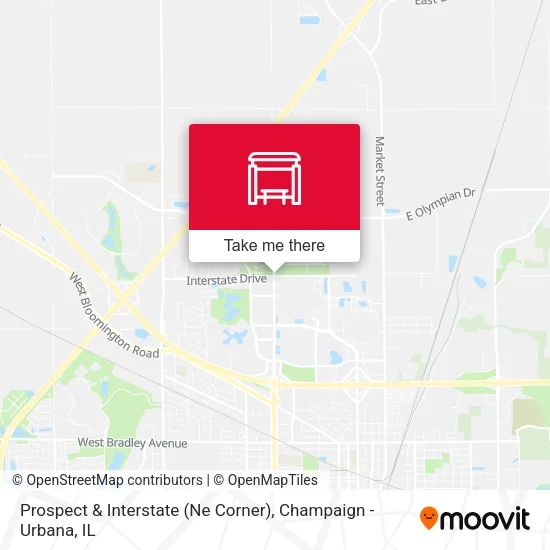 Mapa de Prospect & Interstate (Ne Corner)