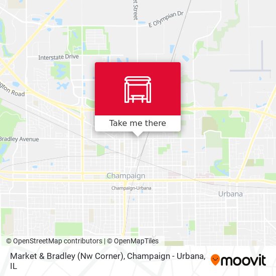 Market & Bradley (Nw Corner) map