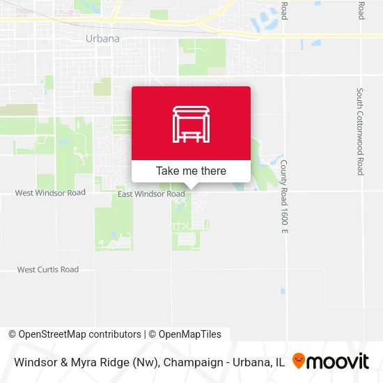 Mapa de Windsor & Myra Ridge (Nw)