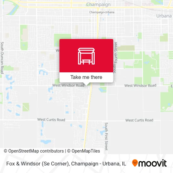 Mapa de Fox & Windsor (Se Corner)