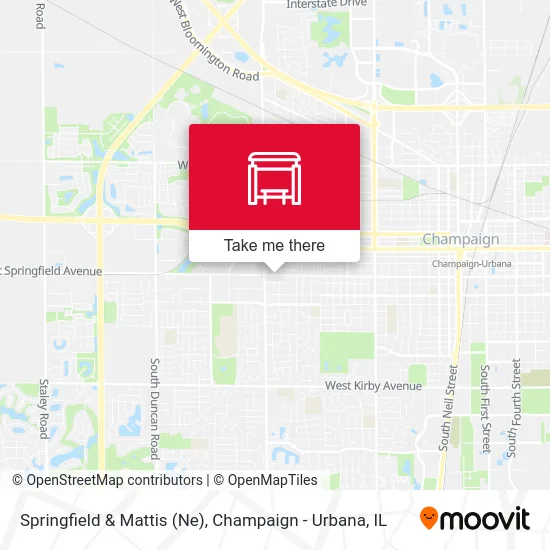 Springfield & Mattis (Ne) map