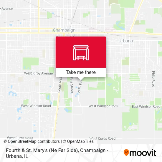Mapa de Fourth & St. Mary's (Ne Far Side)