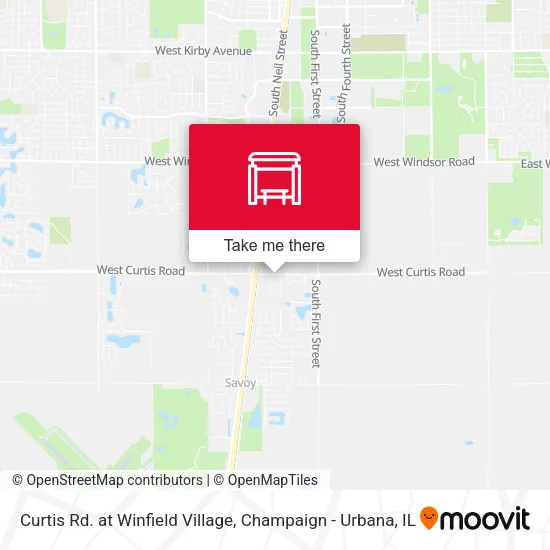 Mapa de Curtis Rd. at Winfield Village