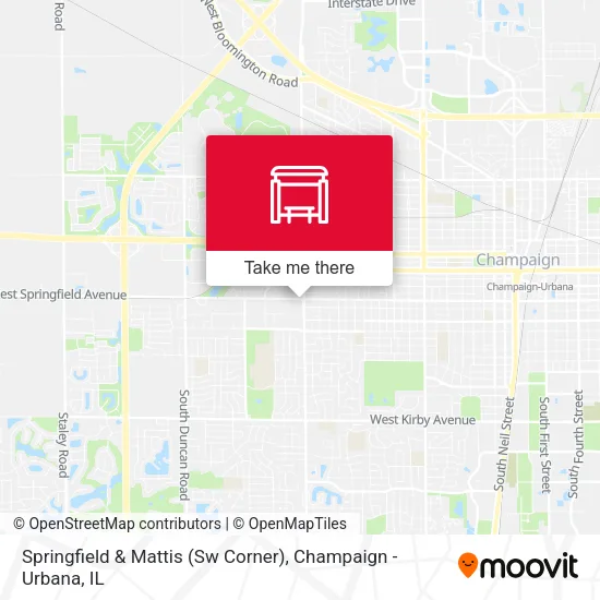 Springfield & Mattis (Sw Corner) map