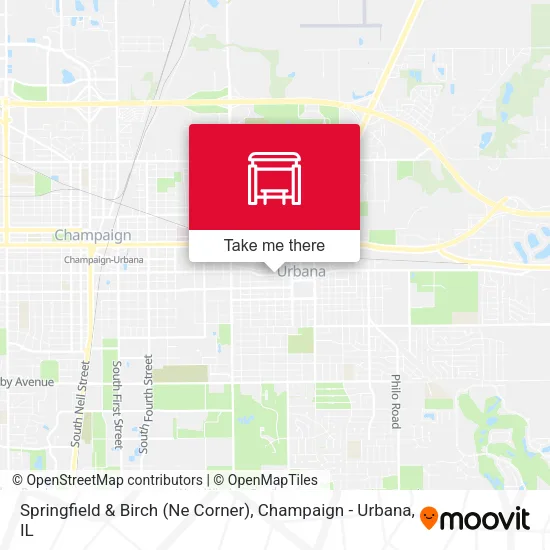 Mapa de Springfield & Birch (Ne Corner)