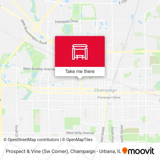 Mapa de Prospect & Vine (Sw Corner)