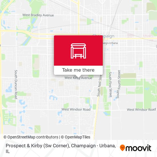 Mapa de Prospect & Kirby (Sw Corner)