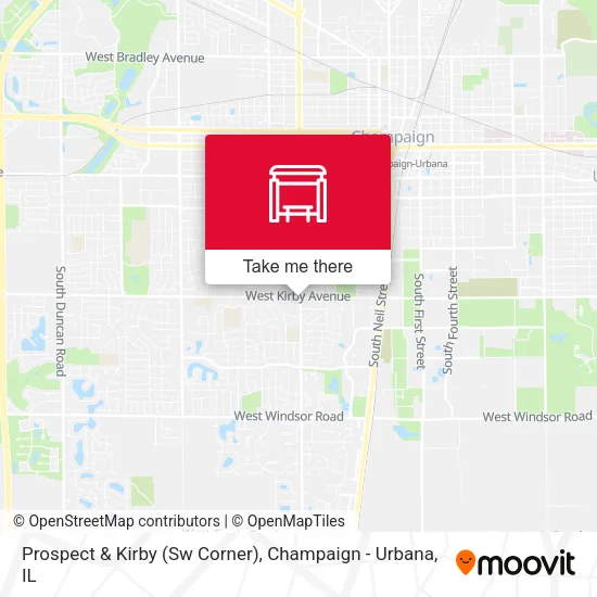 Mapa de Prospect & Kirby (Sw Corner)