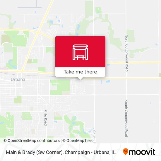 Main & Brady (Sw Corner) map