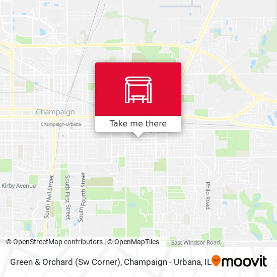 Green & Orchard (Sw Corner) map