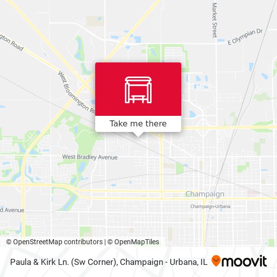 Mapa de Paula & Kirk Ln. (Sw Corner)