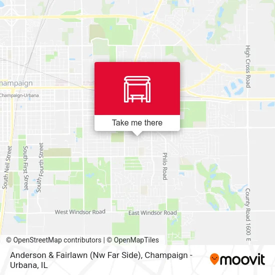 Mapa de Anderson & Fairlawn (Nw Far Side)
