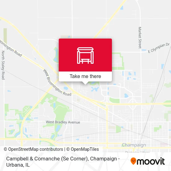 Mapa de Campbell & Comanche (Se Corner)