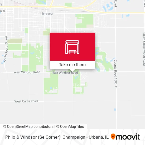Mapa de Philo & Windsor (Se Corner)