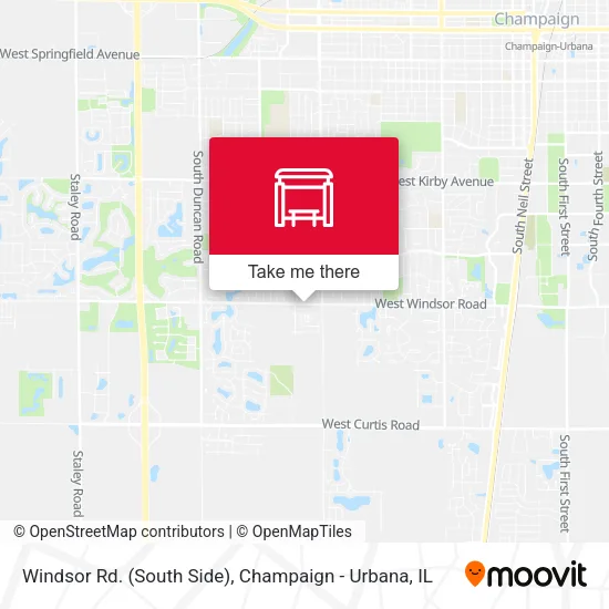 Mapa de Windsor Rd. (South Side)
