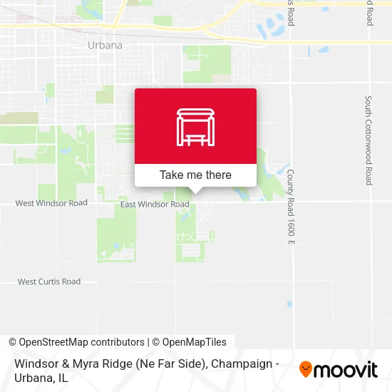 Mapa de Windsor & Myra Ridge (Ne Far Side)