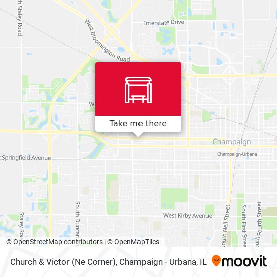 Church & Victor (Ne Corner) map