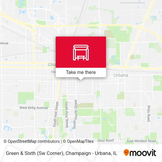 Mapa de Green & Sixth (Sw Corner)