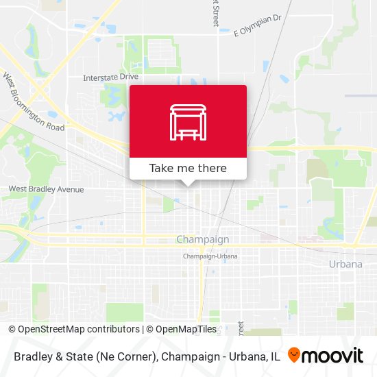 Bradley & State (Ne Corner) map