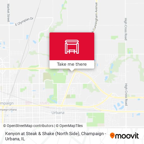 Mapa de Kenyon at Steak & Shake (North Side)