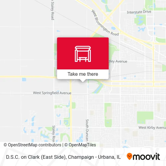 Mapa de D.S.C. on Clark (East Side)