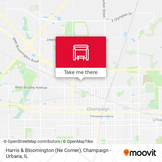 Harris & Bloomington (Ne Corner) map