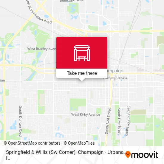 Springfield & Willis (Sw Corner) map