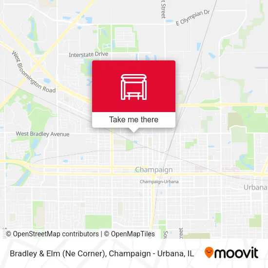 Mapa de Bradley & Elm (Ne Corner)
