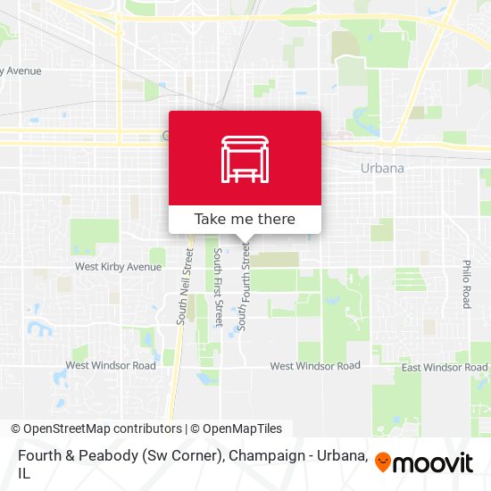 Mapa de Fourth & Peabody (Sw Corner)