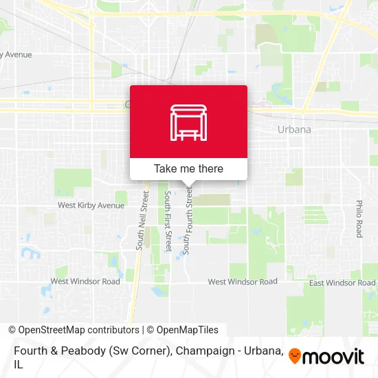 Mapa de Fourth & Peabody (Sw Corner)