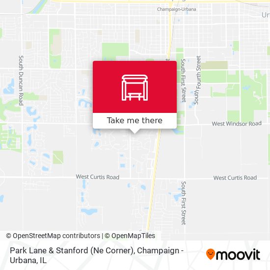 Mapa de Park Lane & Stanford (Ne Corner)