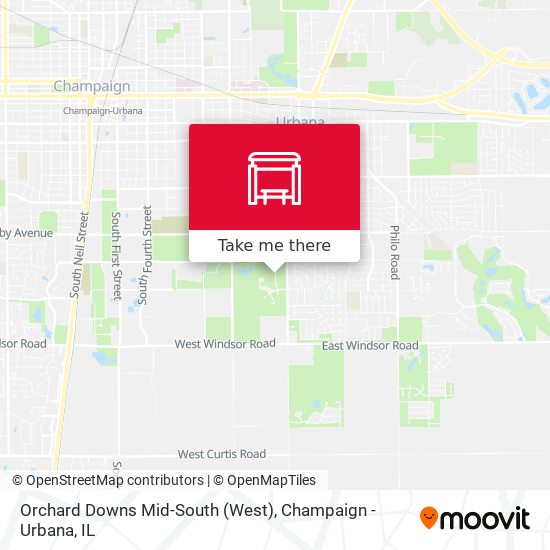 Orchard Downs Mid-South (West) map