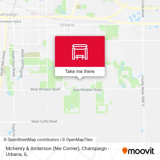 Mapa de Mchenry & Anderson (Nw Corner)