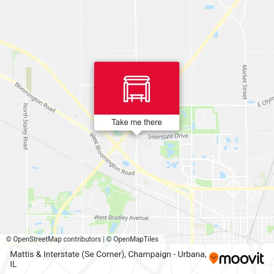 Mapa de Mattis & Interstate (Se Corner)