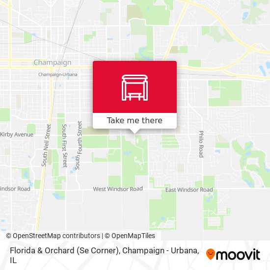 Mapa de Florida & Orchard (Se Corner)