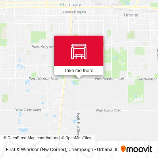 First & Windsor (Nw Corner) map