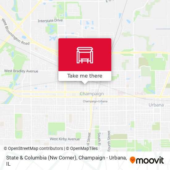 State & Columbia (Nw Corner) map