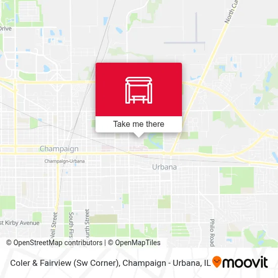 Coler & Fairview (Sw Corner) map