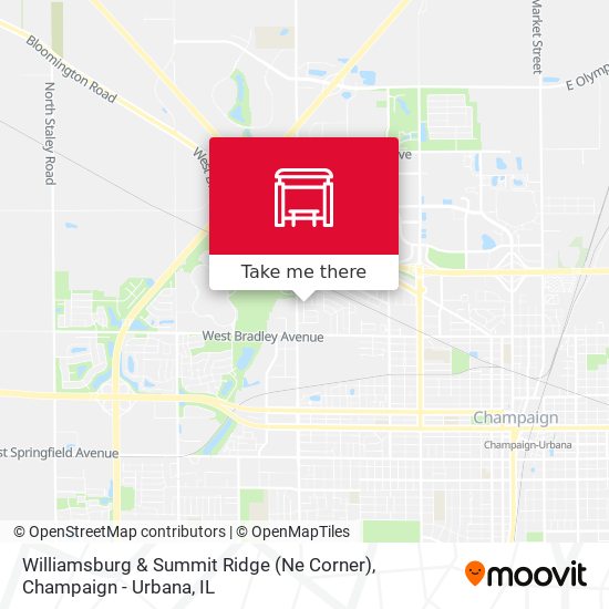 Williamsburg & Summit Ridge (Ne Corner) map