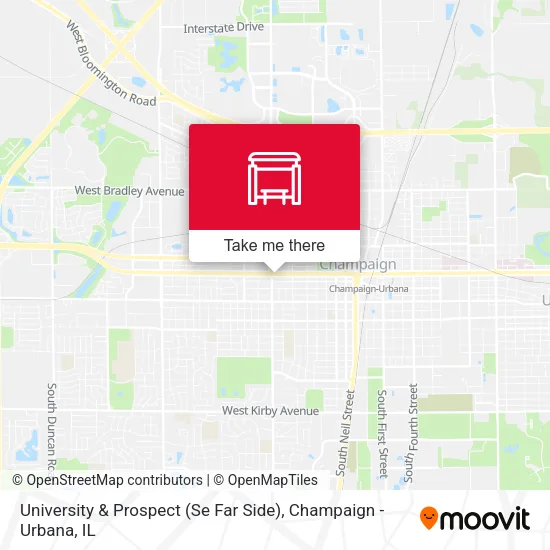 Mapa de University & Prospect (Se Far Side)