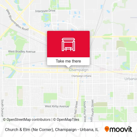 Church & Elm (Ne Corner) map