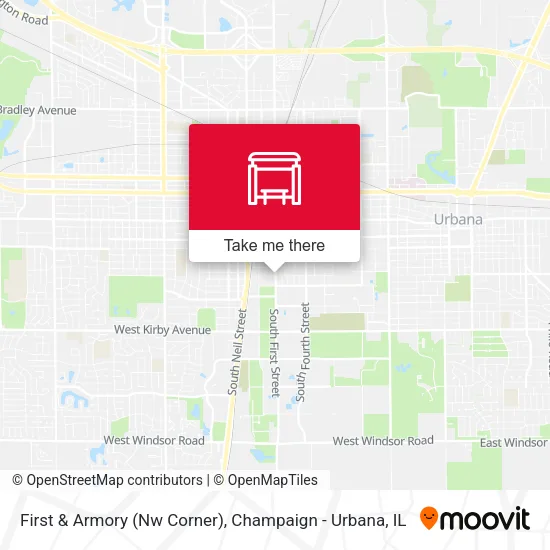 Mapa de First & Armory (Nw Corner)