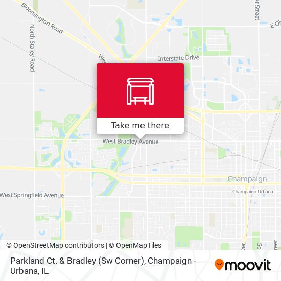 Parkland Ct. & Bradley (Sw Corner) map