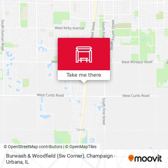 Burwash & Woodfield (Sw Corner) map