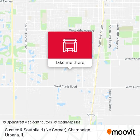 Sussex & Southfield (Ne Corner) map