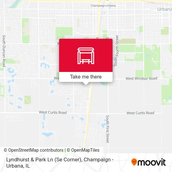 Mapa de Lyndhurst & Park Ln (Se Corner)
