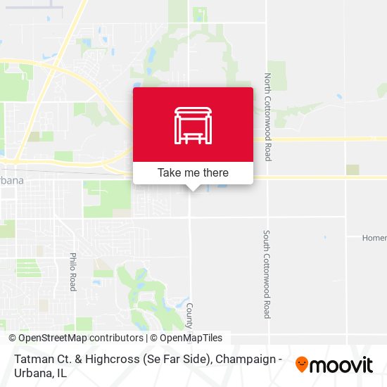 Tatman Ct. & Highcross (Se Far Side) map