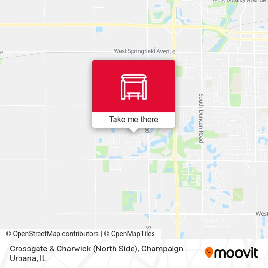 Mapa de Crossgate & Charwick (North Side)